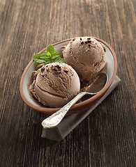 Image showing Chocolate Ice cream