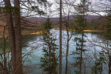 Image showing Small Pond at Plitvice lakes national park