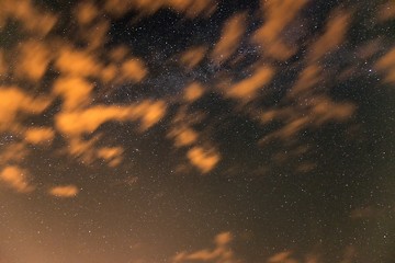 Image showing Night sky with stars