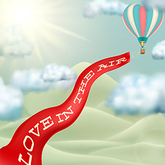 Image showing Hot air balloon. EPS 10