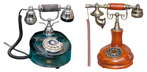 Image showing Old phones