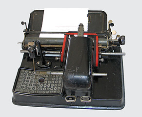 Image showing Old machine