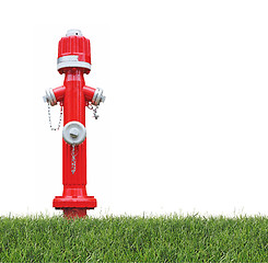 Image showing Hydrant in the grass