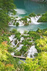 Image showing Plitvice waterfalls 