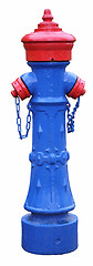 Image showing Blue hydrant