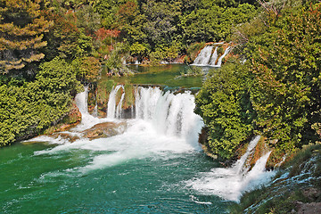 Image showing Krka waterfalls