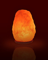 Image showing Himalayan salt lamp