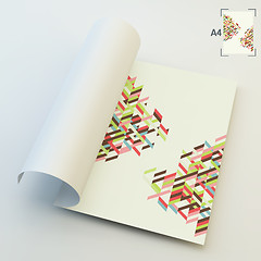 Image showing A4 Business Blank. Abstract Vector Illustration. 