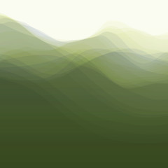 Image showing Water Wave. Vector Illustration For Your Design. 