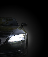 Image showing Black car