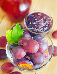 Image showing plum with jam