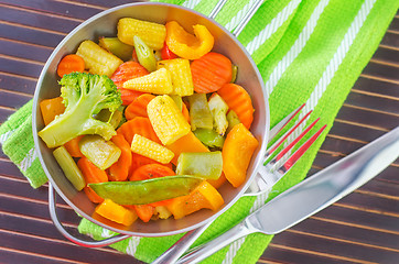 Image showing fried vegetables