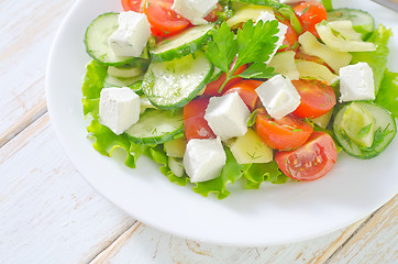 Image showing greek salad