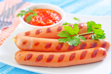 Image showing sausages