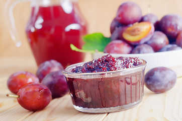 Image showing plum with jam