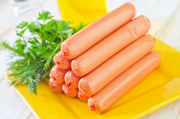 Image showing sausages