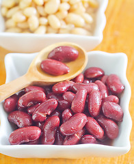 Image showing red and white beans