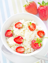 Image showing cottage with strawberry