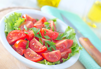 Image showing salad with tomato