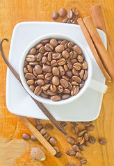 Image showing coffee and aroma spice