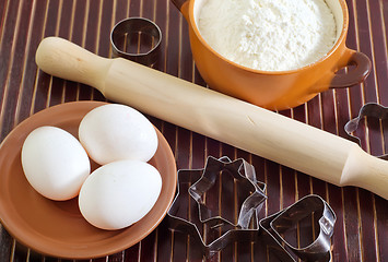 Image showing ingredients for dough