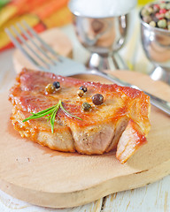 Image showing baked meat