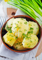 Image showing boiled potato