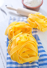 Image showing raw pasta