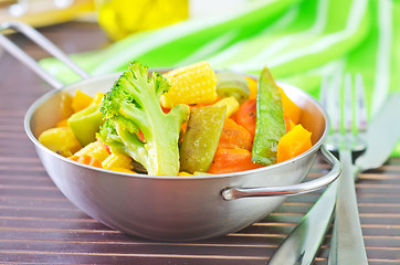 Image showing fried vegetables