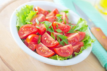 Image showing salad with tomato