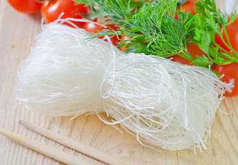 Image showing rice noodles