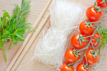 Image showing rice noodles