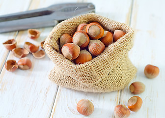 Image showing hazelnuts