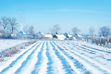 Image showing winter vilage