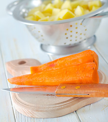 Image showing carrot and potato