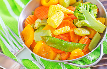 Image showing fried vegetables