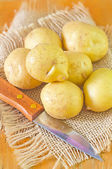 Image showing raw potato