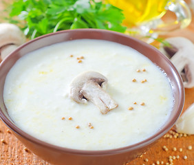 Image showing mushroom soup