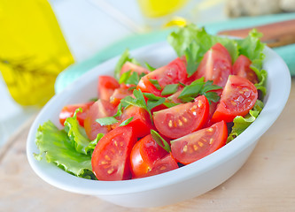 Image showing salad with tomato