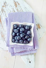 Image showing blueberry and yogurt