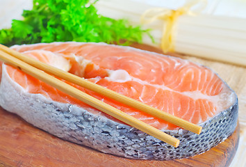Image showing red salmon