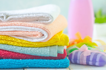 Image showing color towels