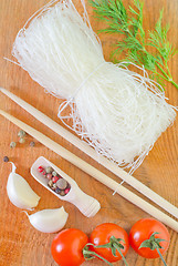 Image showing rice noodles