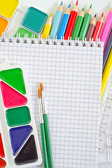 Image showing school supplies