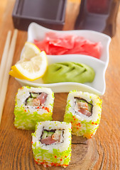 Image showing sushi