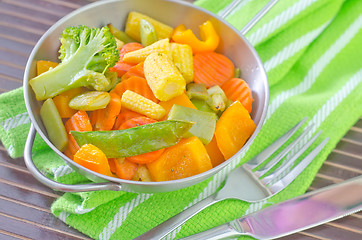 Image showing fried vegetables