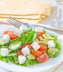 Image showing greek salad