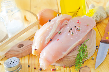 Image showing chicken fillet