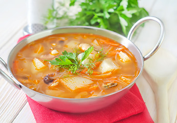 Image showing fresh soup