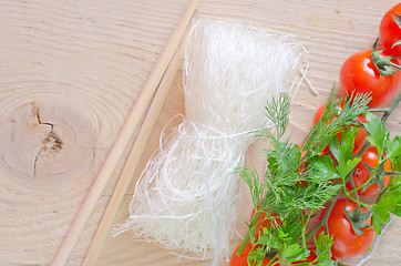 Image showing rice noodles